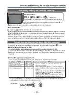 Preview for 12 page of Panasonic Lumix DMC-LS6 Owner'S Manual