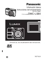 Panasonic Lumix DMC-LS80 Instrucciones De Funcionamiento preview