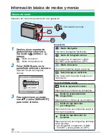 Preview for 12 page of Panasonic Lumix DMC-LS80 Instrucciones De Funcionamiento