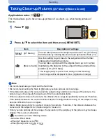 Preview for 59 page of Panasonic Lumix DMC-SZ5 Owner'S Manual