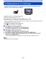 Preview for 120 page of Panasonic Lumix DMC-SZ5 Owner'S Manual