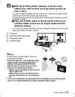 Preview for 13 page of Panasonic Lumix DMC-TS2 Basic Operating Instructions Manual