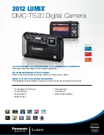 Panasonic Lumix DMC-TS20 Brochure preview