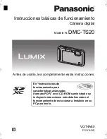 Panasonic Lumix DMC-TS20 Instrucciones Básicas De Funcionamiento preview