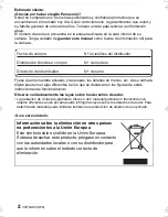 Preview for 2 page of Panasonic Lumix DMC-TS20 Instrucciones Básicas De Funcionamiento