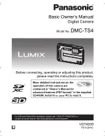 Panasonic LUMIX DMC-TS4A Basic Owner'S Manual preview