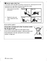 Предварительный просмотр 4 страницы Panasonic Lumix DMC-TS5 Basic Operating Instructions Manual