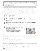 Предварительный просмотр 22 страницы Panasonic Lumix DMC-TS5 Basic Operating Instructions Manual