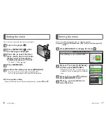 Предварительный просмотр 9 страницы Panasonic Lumix DMC-TZ18 Basic Operating Instructions Manual