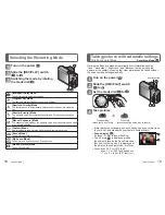 Предварительный просмотр 10 страницы Panasonic Lumix DMC-TZ18 Basic Operating Instructions Manual