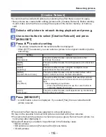 Preview for 116 page of Panasonic Lumix DMC-TZ30 Operating Instructions Manual