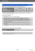 Preview for 23 page of Panasonic Lumix DMC-TZ70 Operating Instructions For Advanced Features