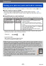 Preview for 25 page of Panasonic Lumix DMC-TZ70 Operating Instructions For Advanced Features