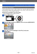 Preview for 42 page of Panasonic Lumix DMC-TZ70 Operating Instructions For Advanced Features