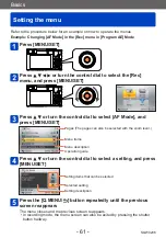 Preview for 61 page of Panasonic Lumix DMC-TZ70 Operating Instructions For Advanced Features