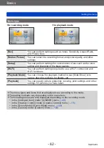 Preview for 62 page of Panasonic Lumix DMC-TZ70 Operating Instructions For Advanced Features