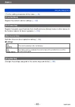 Preview for 65 page of Panasonic Lumix DMC-TZ70 Operating Instructions For Advanced Features