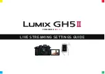 Panasonic LUMIX GH5 II Settings Manual preview