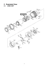 Предварительный просмотр 5 страницы Panasonic LUMIX H-FS14140-S Service Training Manual