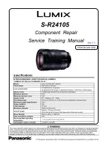 Предварительный просмотр 1 страницы Panasonic Lumix S-R24105 Service Training Manual