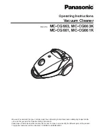 Preview for 3 page of Panasonic MC-CG663 Operating Instructions Manual