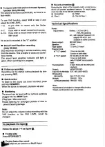 Предварительный просмотр 3 страницы Panasonic Microcassette RN-202 Operating Instructions