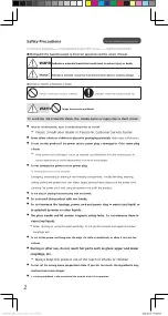 Preview for 2 page of Panasonic MX-H2201 User Manual