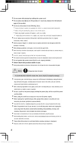 Preview for 4 page of Panasonic MX-H2201 User Manual