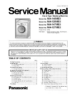 Предварительный просмотр 1 страницы Panasonic NA-148VB3 Service Manual