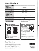 Preview for 1 page of Panasonic NA-16VX1 Operating Instructions Manual