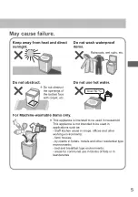 Предварительный просмотр 5 страницы Panasonic NA-FD85X1 Operating & Installation Instructions Manual