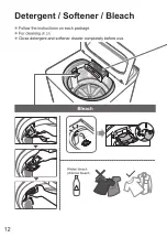 Предварительный просмотр 12 страницы Panasonic NA-FD85X1 Operating & Installation Instructions Manual