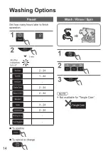 Предварительный просмотр 14 страницы Panasonic NA-FD85X1 Operating & Installation Instructions Manual