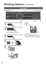 Предварительный просмотр 16 страницы Panasonic NA-FD85X1 Operating & Installation Instructions Manual