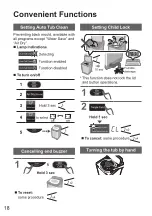 Предварительный просмотр 18 страницы Panasonic NA-FD85X1 Operating & Installation Instructions Manual