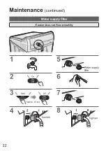 Предварительный просмотр 22 страницы Panasonic NA-FD85X1 Operating & Installation Instructions Manual