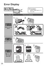 Предварительный просмотр 28 страницы Panasonic NA-FD85X1 Operating & Installation Instructions Manual