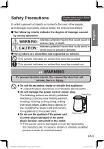 Preview for 4 page of Panasonic NC-KD300 Operating Instructions Manual