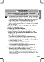 Предварительный просмотр 6 страницы Panasonic NC-KD300 Operating Instructions Manual