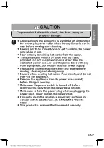 Предварительный просмотр 8 страницы Panasonic NC-KD300 Operating Instructions Manual