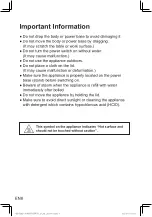 Preview for 9 page of Panasonic NC-KD300 Operating Instructions Manual