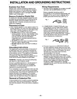 Предварительный просмотр 4 страницы Panasonic NE1056A - COMMERCIAL MICROWAVE Operating Instructions Manual