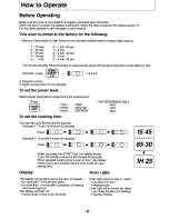 Предварительный просмотр 8 страницы Panasonic NE1056A - COMMERCIAL MICROWAVE Operating Instructions Manual