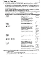 Предварительный просмотр 13 страницы Panasonic NE1056A - COMMERCIAL MICROWAVE Operating Instructions Manual