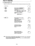 Предварительный просмотр 15 страницы Panasonic NE1056A - COMMERCIAL MICROWAVE Operating Instructions Manual