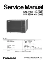 Preview for 1 page of Panasonic NN-3559 Service Manual