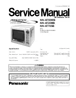 Panasonic NN-A750WB Service Manual preview