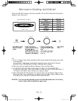 Предварительный просмотр 18 страницы Panasonic NN-CD575M Operating Instructions Manual