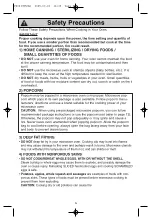 Preview for 7 page of Panasonic NN-H625 User Manual