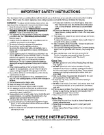 Preview for 4 page of Panasonic NN-S251WL Operating Instructions Manual